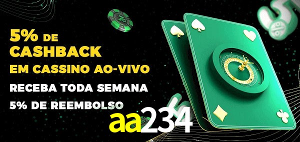 Promoções do cassino ao Vivo aa234